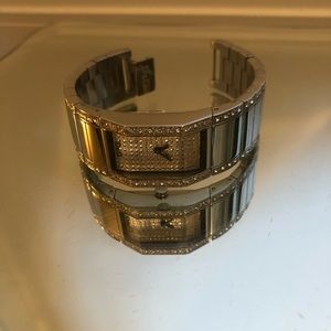D&G Dolce & Gabbana Crystal Silver Stainless Watch